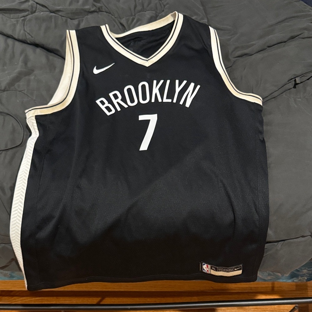 Nike Brooklyn Basketball Jersey - Black and White